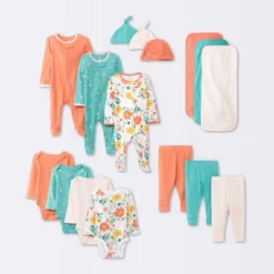 Baby Girls' Layette Garden Gifting Bundle - Cloud Island™ Floral -CloudIsland Sales Store GUEST 009b4bd7 ce24 433f a6a8 f06f0f4f1d2f