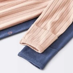 Baby Girls' 2pk Cozy Wide Ribbed Floral Sleep N' Play - Cloud Island™ Pink/Blue -CloudIsland Sales Store GUEST 04e15f1e 3fc2 43cb 9f96 1d20ad7caf6f