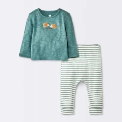 Baby Boys' 2pc Hedgehog Graphic Jogger Pants Set - Cloud Island™ Teal -CloudIsland Sales Store GUEST 0dd33b47 41b2 471d 9b58 5df63ca95786