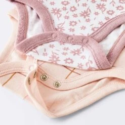 Baby Girls' 4pk Floral Long Sleeve Bodysuits - Cloud Island™ Peach/Pink -CloudIsland Sales Store GUEST 2aa15f26 c9a4 4abe 887a fb4e3bef33a2