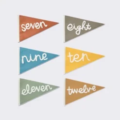 Milestone Felt Pennants - Multi Color - Cloud Island™ -CloudIsland Sales Store GUEST 2d655339 351b 4fa7 a813 a9115447fe87