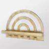 Rainbow Wooden Shelf Natural Wood - Cloud Island™