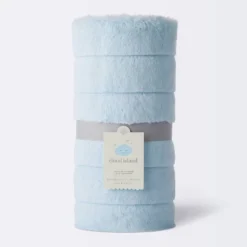 Faux Fur With Channel Carving Baby Blanket - Cloud Island™ - Light Blue -CloudIsland Sales Store GUEST 31d2cbc6 2b68 4831 954c 328cef1bd018