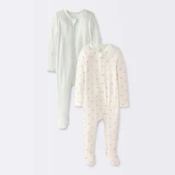 Baby 2pk Stars Soft Blend Sleep N' Play - Cloud Island™ Green -CloudIsland Sales Store GUEST 33bf8445 93e8 4277 90e6 c0b086a9e880