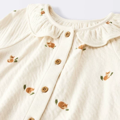 Baby Boys' 2pc Cozy Fox Top & Bottom Set - Cloud Island™ 3 Baby Boys' 2pc Cozy Fox Top & Bottom Set - Cloud Island™ - Image 3