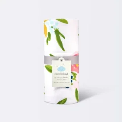 Jersey Knit Reversible Baby Blanket Floral - Cloud Island™ - White -CloudIsland Sales Store GUEST 3c24ceb1 8347 42cd bf95 9b9f632b5951