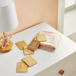 Monthly Milestone Cards - Natural Wood - Cloud Island™