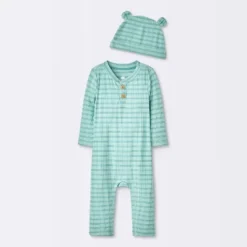 Baby Boys' Jacquard Checkered Romper & Hat - Cloud Island™ Blue 7 Baby Boys' Jacquard Checkered Romper & Hat - Cloud Island™ Blue -CloudIsland Sales Store GUEST 5bd228ef f5d1 4b1a 8cd2 129200c07010