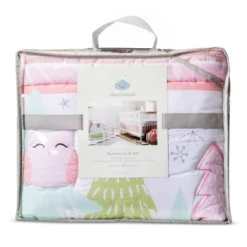 Crib Bedding Set Forest Frolic 4pc - Cloud Island™ Pink -CloudIsland Sales Store GUEST 669133dc 89c1 4e8a b71b 0b930ec177f7