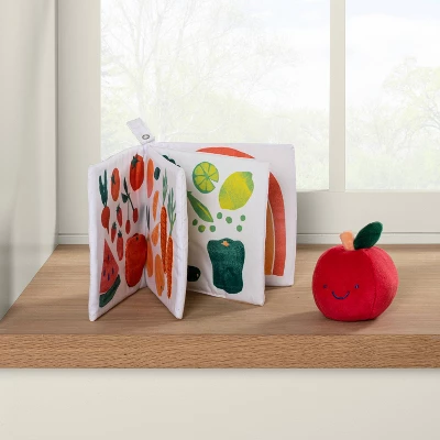 Soft Activity Book - Cloud Island™ Fruits And Veggies 1 Soft Activity Book - Cloud Island™ Fruits And Veggies