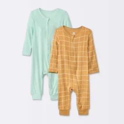 Baby Boys' 2pk So Very Soft Modal Blend Romper - Cloud Island™ Rust/Blue -CloudIsland Sales Store GUEST 7e8fd6a9 763d 4883 ab35 a44dd9869d7d