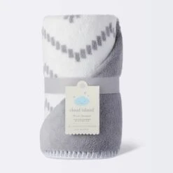 Plush Baby Blanket - Chevron - Gray - Cloud Island™ 5 Plush Baby Blanket - Chevron - Gray - Cloud Island™ -CloudIsland Sales Store GUEST 839a0711 d92f 488f 9431 2e26fcef0a1f