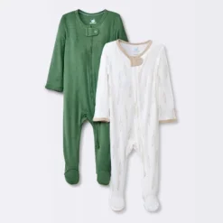 Baby Boys' 2pk So Very Soft Modal Blend Sleep N' Play - Cloud Island™ Green -CloudIsland Sales Store GUEST 8af3d72b fe31 4815 9d7a 518be4ad643f