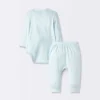 Baby Boys' 2pc Pointelle Set - Cloud Island™ Blue
