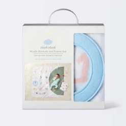 Milestone Swaddle Baby Blanket With Felt Frame - Multi Dot - Cloud Island™ -CloudIsland Sales Store GUEST 8c096126 8812 459b 8062 41ddfc8120be