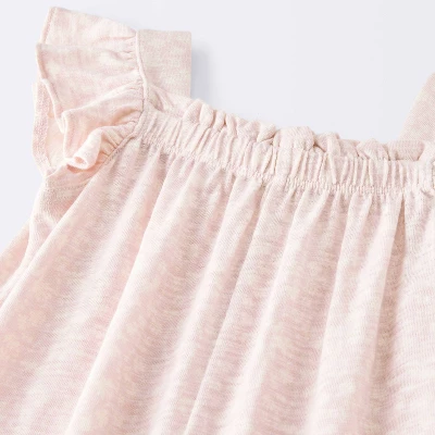 Baby Girls' Floral Modal Jersey Long Legged Romper - Cloud Island™ Pink 2 Baby Girls' Floral Modal Jersey Long Legged Romper - Cloud Island™ Pink - Image 2