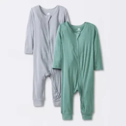 Baby Boys' 2pk Premium Romper - Cloud Island™ Green -CloudIsland Sales Store GUEST 99394d4b a20b 4725 a38e 09108bbd052a