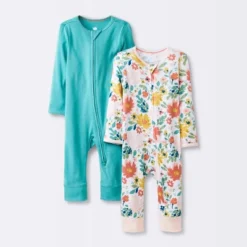Baby Girls' 2pk Zip Romper - Cloud Island™ 9 Baby Girls' 2pk Zip Romper - Cloud Island™ -CloudIsland Sales Store GUEST a391e3e8 dab7 4876 a0c9 40c77d7834d2