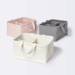 Waffle Weave Rectangular Diaper Caddy With Handles - Cloud Island™ -CloudIsland Sales Store GUEST a4234a2c d241 4e72 9c60 92ba4cb9df3b