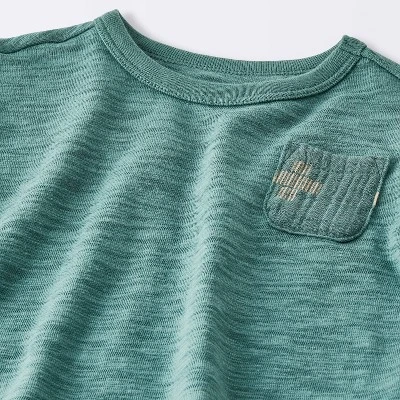 Baby Boys' 2pc Plus Graphic T-Shirt & Gauze Pants Set - Cloud Island™ Blue 2 Baby Boys' 2pc Plus Graphic T-Shirt & Gauze Pants Set - Cloud Island™ Blue - Image 2