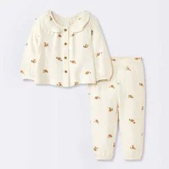 Baby Boys' 2pc Cozy Fox Top & Bottom Set - Cloud Island™ 7 Baby Boys' 2pc Cozy Fox Top & Bottom Set - Cloud Island™ -CloudIsland Sales Store GUEST c06862cd 5d6e 4065 94c8 872eef921f0a