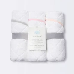 Changing Pad Liner White With Pink Edge - Cloud Island™ 3pk -CloudIsland Sales Store GUEST c0980ab8 a3f7 4465 9bf4 4a9997cb13de