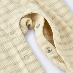 Baby Jacquard Checkered Romper & Hat - Cloud Island™ Tan -CloudIsland Sales Store GUEST cbe3be61 55d1 45bb b1c4 e62040aa7e3f
