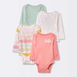 Baby Girls' 4pk Long Sleeve Bodysuit - Cloud Island™ Floral 11 Baby Girls' 4pk Long Sleeve Bodysuit - Cloud Island™ Floral -CloudIsland Sales Store GUEST d6cf913a 1dd8 417e a034 f2d2d36d4303