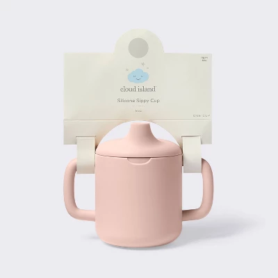 8oz Silicone Trainer Cup - Pink - Cloud Island™ 3 8oz Silicone Trainer Cup - Pink - Cloud Island™ - Image 3