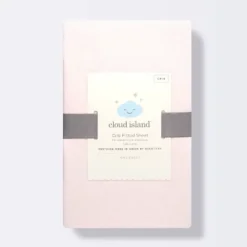 Polyester Rayon Jersey Fitted Crib Sheet - Cloud Island™ Light Pink -CloudIsland Sales Store GUEST e67a4114 4e11 4d4d 963a cf7b13967bcc
