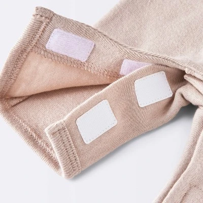 Baby 3pk Cotton Romper - Cloud Island™ Khaki Preemie: Long Sleeve, Front Hook And Loop Fastener, Solid & Stripe Patterns 3 Baby 3pk Cotton Romper - Cloud Island™ Khaki Preemie: Long Sleeve, Front Hook And Loop Fastener, Solid & Stripe Patterns - Image 3