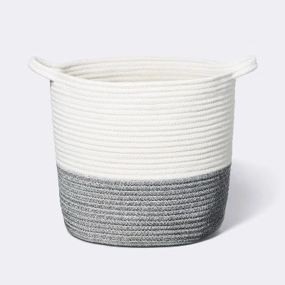 Coiled Rope Bin With Color Band - Cloud Island™ 3 Coiled Rope Bin With Color Band - Cloud Island™ - Image 3