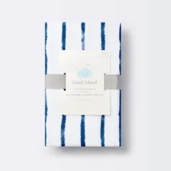Polyester Rayon Fitted Crib Sheet - Navy Blue Vertical Stripe - Cloud Island™ -CloudIsland Sales Store GUEST ff652c2a 4b60 45d9 b82a 373f592b54e2