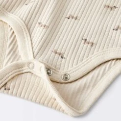 Baby 2pc Weiner Dogs Wide Ribbed Top & Bottom Set - Cloud Island™ Khaki -CloudIsland Sales Store GUEST ff879304 d54b 43a4 bd66 a77615af6551